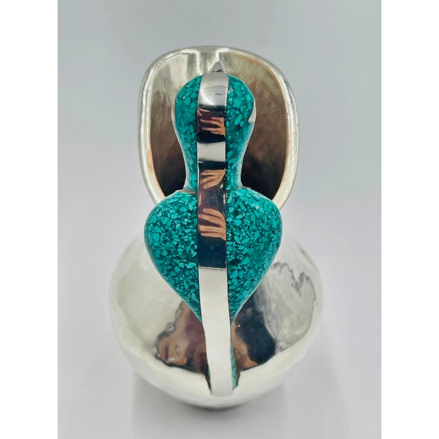 1950s Taxco Mexico Parrot Handle Silver Plate Alpaca Drink Service Set - Set of 11 For Sale - Image 16 of 18