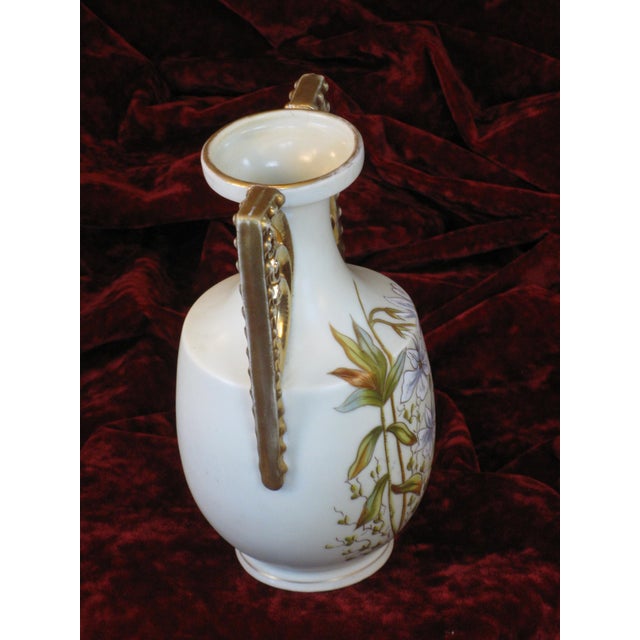 Mid 19th Century Vase Art Deco Porcelain Hand Painted Gold Carlsbad Austrian Cubist Victorian For Sale - Image 13 of 18