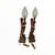 Wood Vintage Maitland-Smith Italian Baroque Style Figural Table Lamps - a Pair For Sale - Image 7 of 8
