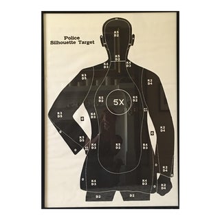 Vintage Framed Target For Sale