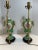 Late 20th Century Dresden Hand-Painted Lamps, a Pair For Sale In Atlanta - Image 6 of 12