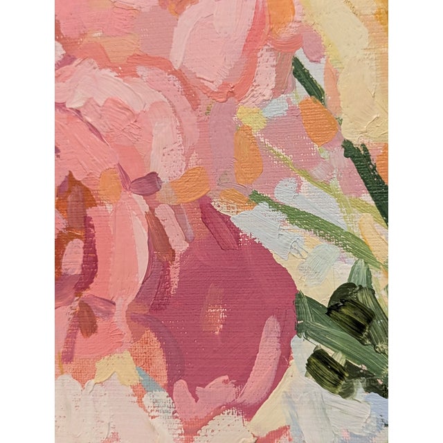 1970s Romey T. Brough (1944-) Modernist Floral Still Life For Sale - Image 9 of 16