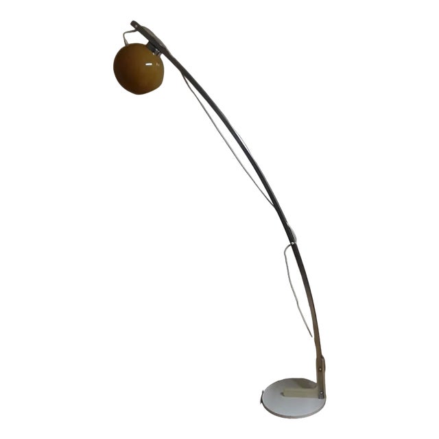 Vintage Adjustable Arc-Shaped Floor Lamp, 1960s For Sale