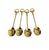 Vintage Set of 12 Gucci Gold-Plated Coffee or Demitasse /Coffee Spoons Horsebit Style Handles, For Sale - Image 9 of 10