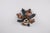 1960s Florentine Metal Flower Flush Mounts from Kaiser, Germany, 1960s For Sale - Image 5 of 10
