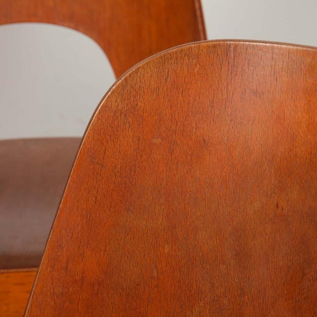 Vintage Chairs by Oswald Haerdtl for Ton, 1960, Set of 4 For Sale - Image 3 of 10