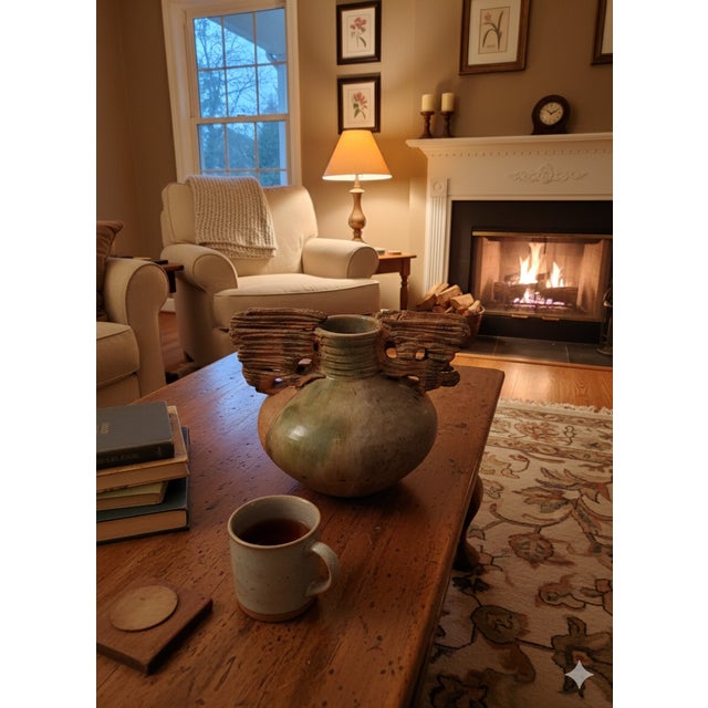 Handmade Ceramic Vase, 1970s For Sale - Image 3 of 13