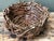 Brown Vintage Rustic Brown Ceramic Twig Bowl For Sale - Image 8 of 13