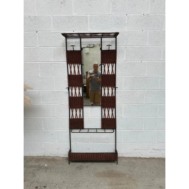 Rattan and Metal Lockers, Set of 2 For Sale - Image 12 of 17