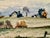 Original watercolor on paper by Henry Emil Salloch, also known as Heinz Emil Salloch, the German-born American artist and...