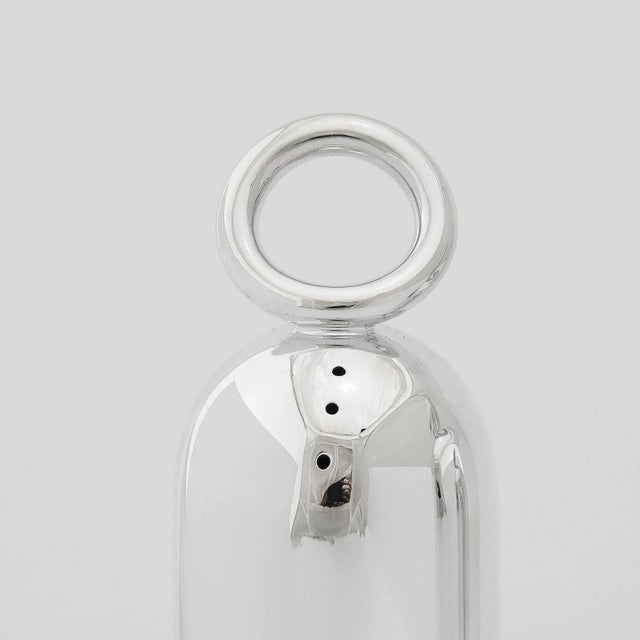 Metal Pair of "Vertigo" Salt and Pepper Shakers Signed Christofle For Sale - Image 7 of 15