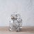 Holmegaard Mid 20th Century Danish Holmegaard Glassworks Fyldehund Dog Decanter For Sale - Image 4 of 9