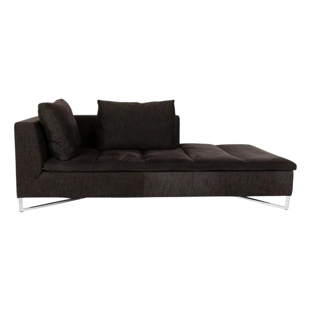 Ligne Roset Feng Fabric Lounger Gray from Ligne Roset For Sale