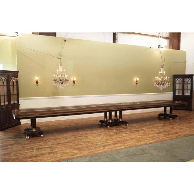 Extra Long Mahogany Dining Table,12-24 Feet Long, Seats 28 People an Ap Exclusive by AntiquePurveyor For Sale - Image 9 of 18