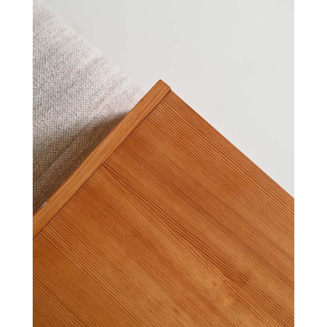 Brown Vintage Gossip Bench in Oak, 1980s For Sale - Image 8 of 10