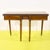 Wooden Game Table with Drawer and Geometric Carvings For Sale - Image 10 of 16