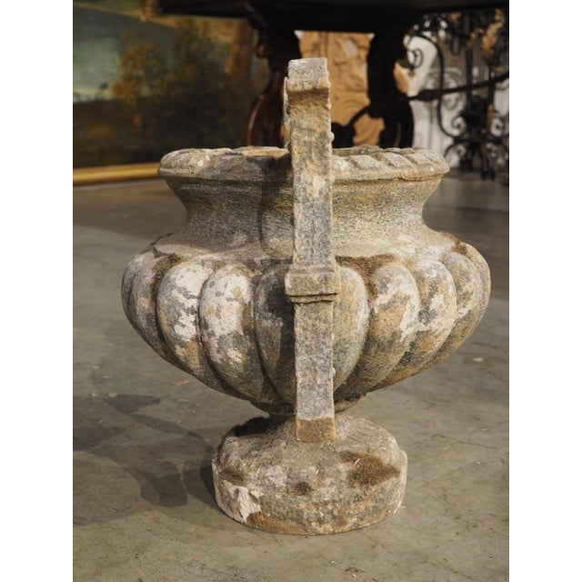 Pair of French Faux Limestone Jardiniere Theater Elements, 20th Century For Sale - Image 10 of 18