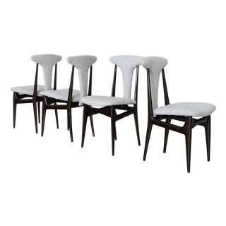 Set of four Side Chairs, Italy 1950s For Sale