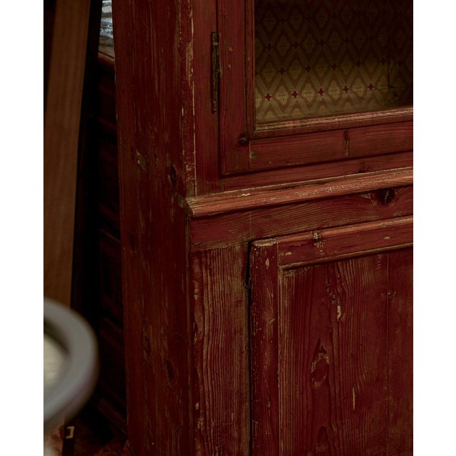 Rustic Rustic Cabinet in Fir Wood, Italy, 1800s For Sale - Image 3 of 18
