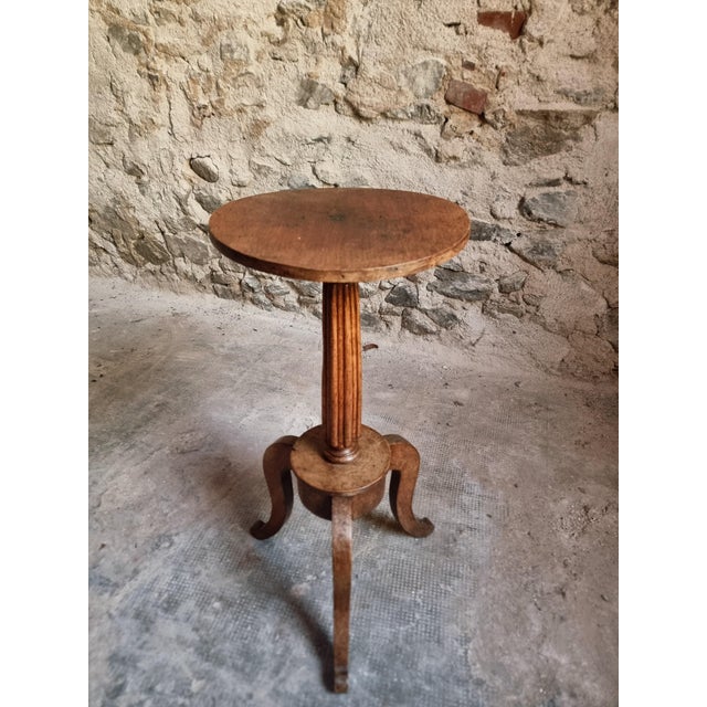 Antique Louis XVI Plant Stand in Walnut, 1900 For Sale - Image 15 of 18