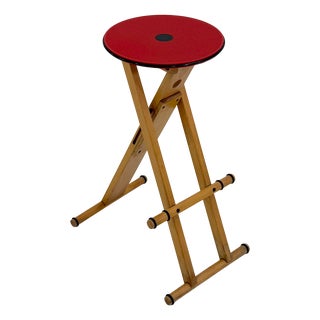 Folding Stool from Enolinea, 1980s For Sale