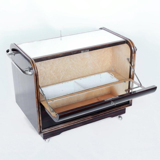 Vintage Cocktail Bar Cart, 1930s For Sale - Image 4 of 13