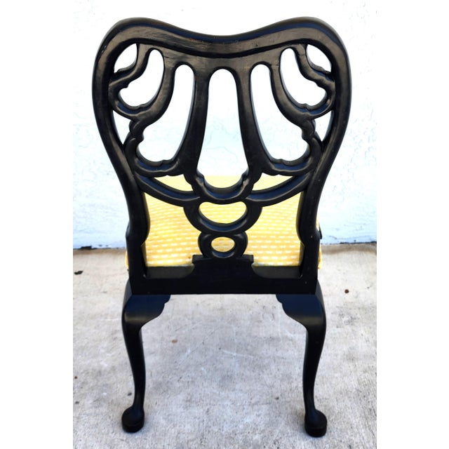 Wood Antique English Georgian Side Chair Ca 1750 For Sale - Image 7 of 12