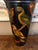 Vintage English Planter Jardiniere Urn Bird Decoupage Black Tole Aviary Décor For Sale - Image 10 of 18