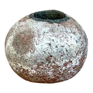 Vintage Handcrafted Earthenware Vessel