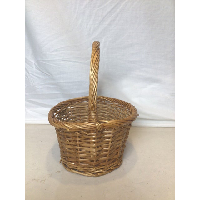 Vintage Easter Basket For Sale - Image 4 of 6