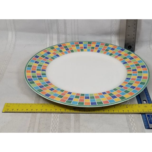 Villeroy & Boch 1980s Villeroy & Boch Twist Alea Limone Service Plate For Sale - Image 4 of 4