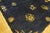 Navy Blue 1930s Navy Blue Floral Traditional Shou Symbols Antique Chinese Peking Rug For Sale - Image 8 of 9