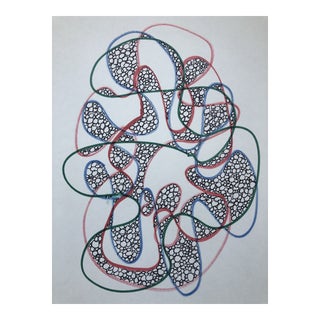 1991 William Glen Davis Atomic Drawing For Sale