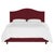 This fully upholstered bed has a unique headboard shape, allowing you to chart a course for a bedroom retreat that is at...