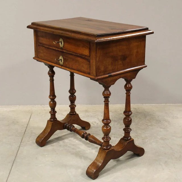 19th Century Walnut Table For Sale - Image 11 of 11