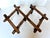 Ornamental & Decorative Materials Early 1900s French Faux Bamboo Expandable Coat/Hat Rack For Sale - Image 7 of 14