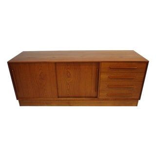 Ib Kofod Larsen Teak Credenza Sideboard Denmark For Sale