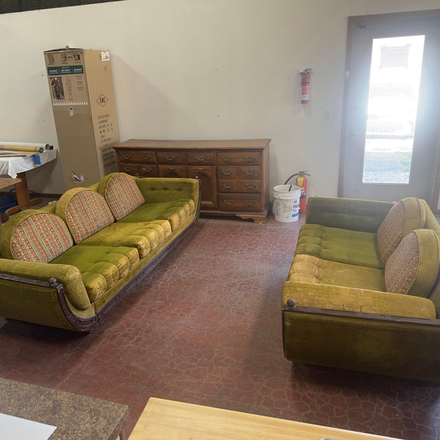 Authentic Mid-Century Spanish Revival Loveseat For Sale - Image 10 of 12