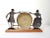 Brass Gong With Male and Female Figures For Sale - Image 4 of 8