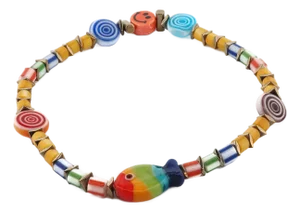 Joyful Catch Rainbow Fish Anklet