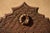 Vintage Moroccan Hand-Carved Wood Architectural Mirror For Sale - Image 10 of 13