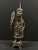 African African Tribal Art Benin Bronze Warrior Statue For Sale - Image 3 of 9