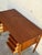 Brown Vintage Danish Mid Century Modern Teak Writing Desk Vanity Scandinavian Modern For Sale - Image 8 of 10