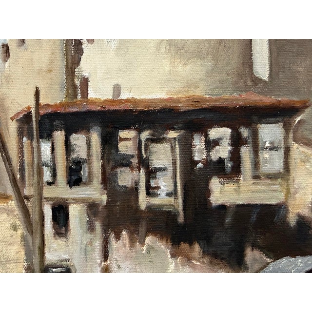 F. Yayboke Turkish Seascape Oil Painting, Circa 1960's For Sale In San Francisco - Image 6 of 12