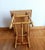 Wood Vintage Bamboo Coffee Table in the style of Audoux Minet, 1970s For Sale - Image 7 of 11