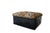 Late 20th Century Late 20th Century Hollywood Regency Style Leopard Velvet Ottoman For Sale - Image 5 of 13