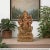 Dimensions: 12" W x 5" D x 24" H This piece is handcrafted by artisans using basic hand tools. Due to the nature of this...