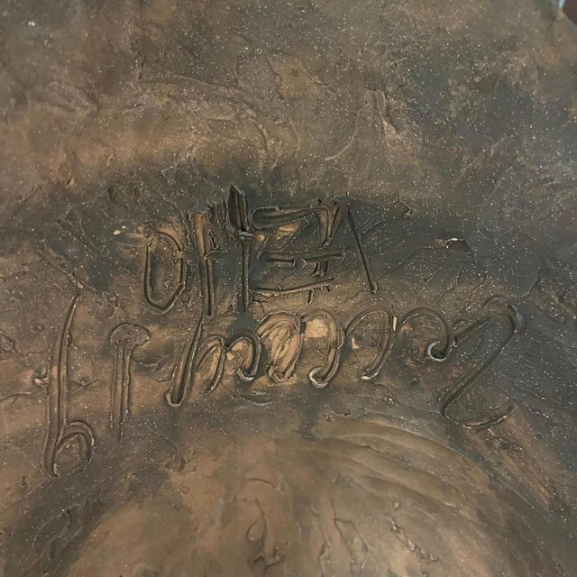 Bonobo Monkey Head Sculpture in Terracotta, 2019 For Sale - Image 15 of 18