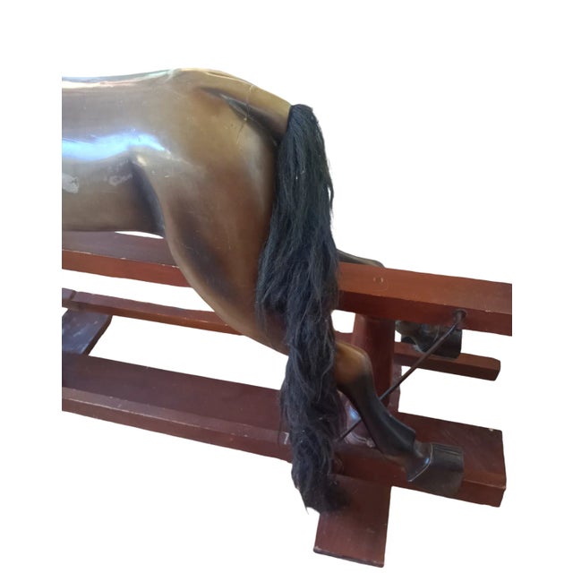 Indonesian Rocking Horse, 1950s For Sale - Image 6 of 7