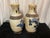 Antique 1800s Chinese Blue & White Vases W/Crackle Glaze - A Pair For Sale - Image 9 of 12
